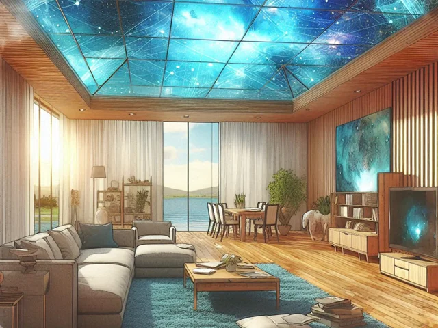 آسمان مجازی در سقف خانه شما ، ایده ای نو آورانه برای دکوراسیون